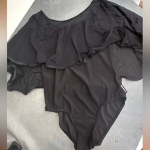 Black Sleeveless Top for ballroom dancers